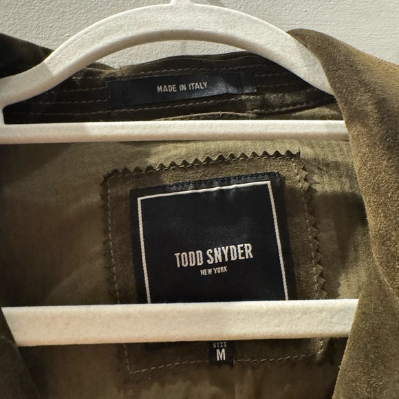 Todd Snyder Green Suede Dylan Jacket - Picture 4 of 7